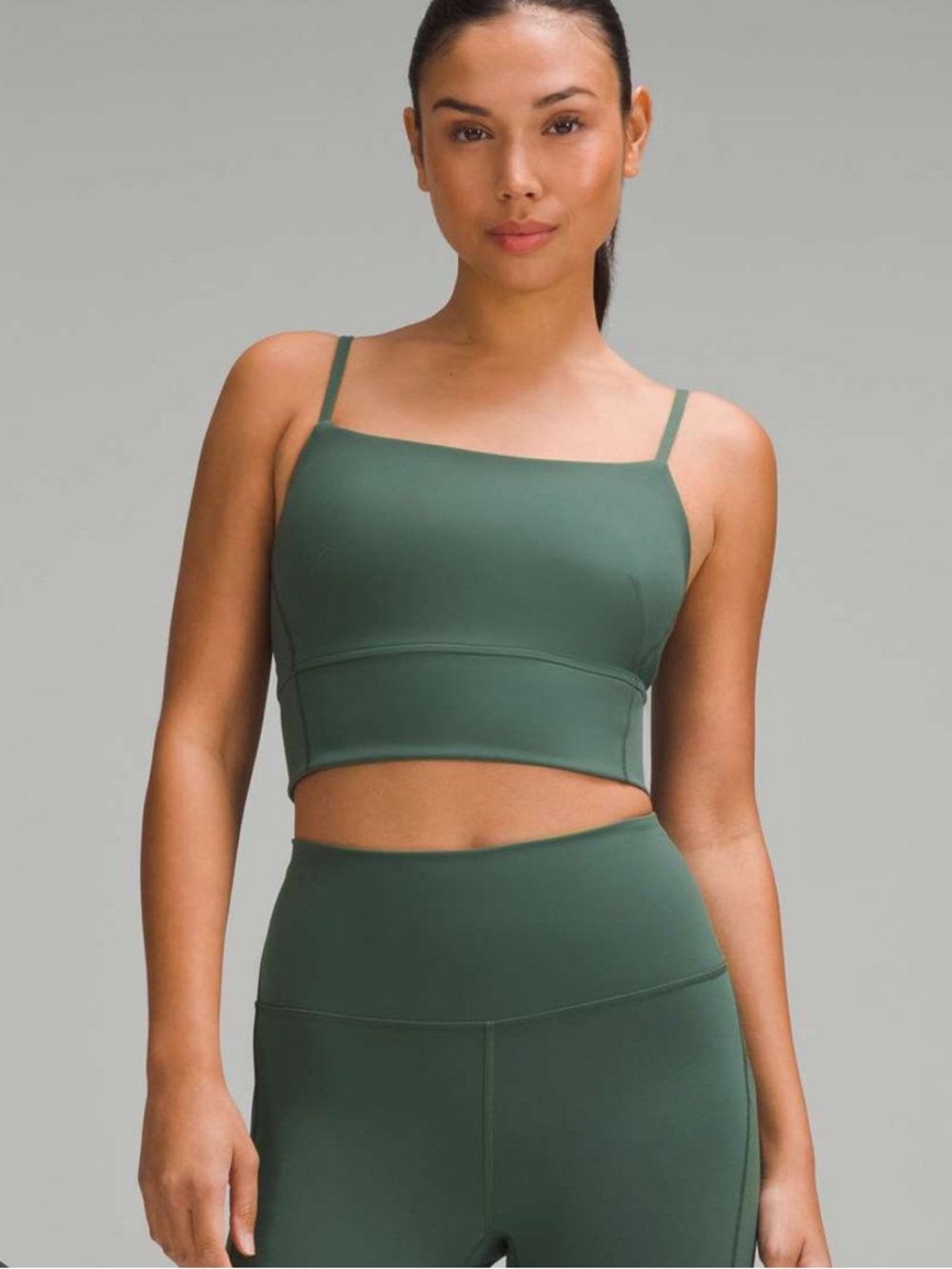 Wunder train strappy tank green
